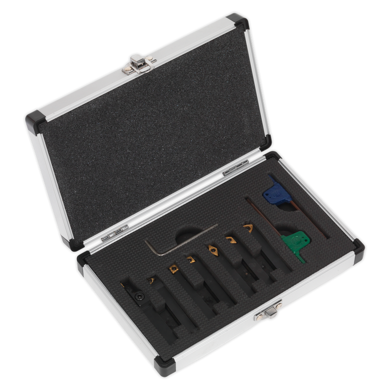 Indexable 10mm Lathe Turning Tool Set 7pc | Pipe Manufacturers Ltd..
