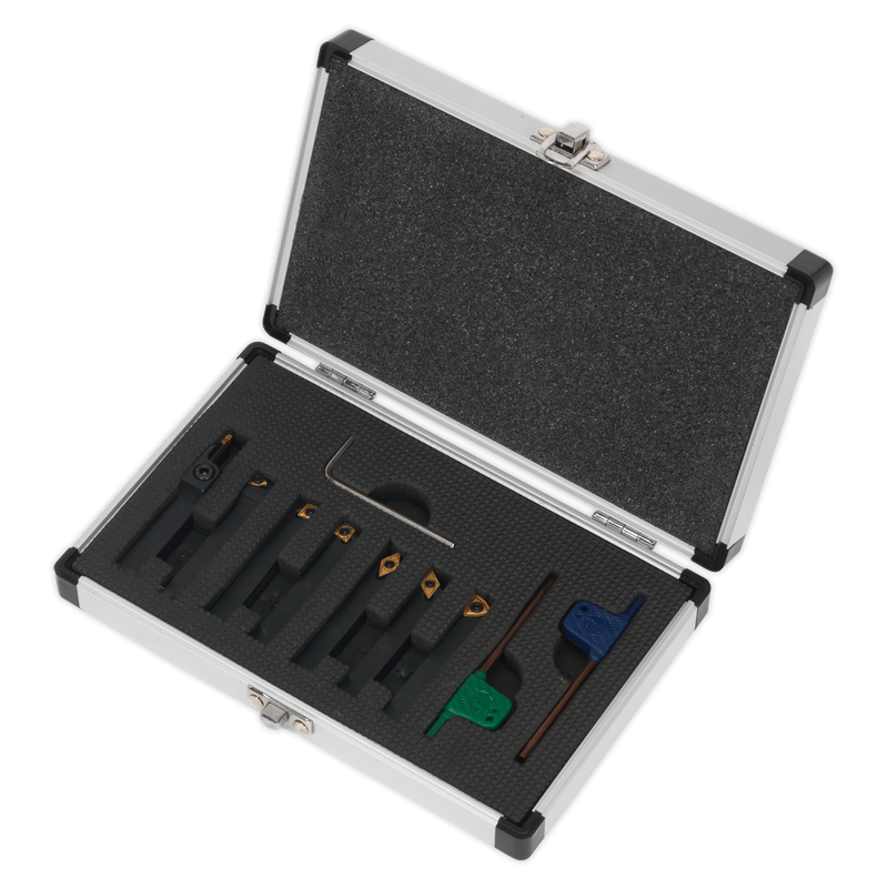 Indexable 10mm Lathe Turning Tool Set 7pc | Pipe Manufacturers Ltd..