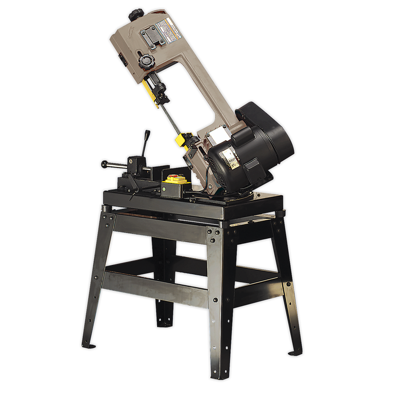 Metal Cutting Bandsaw 150mm 230V with Mitre & Quick Lock Vice | Pipe Manufacturers Ltd..
