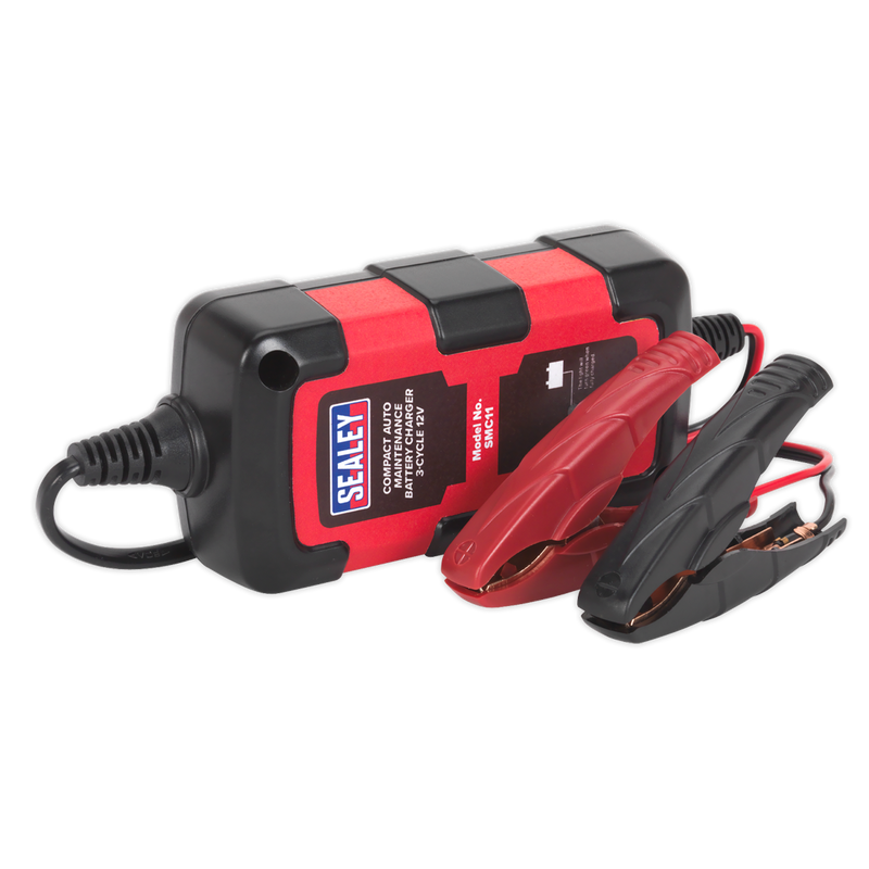 Battery Charger Compact Auto Maintenance 0.8A - 3-Cycle 12V | Pipe Manufacturers Ltd..