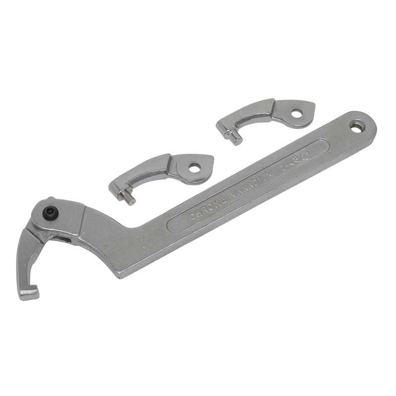 Adjustable C Spanner - Hook & Pin Wrench Set 4pc 51-121mm | Pipe Manufacturers Ltd..