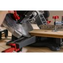Double Sliding Compound Mitre Saw 250mm | Pipe Manufacturers Ltd..