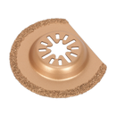 Multi-Tool Carbide Tipped Half-Moon Cutting Blade | Pipe Manufacturers Ltd..