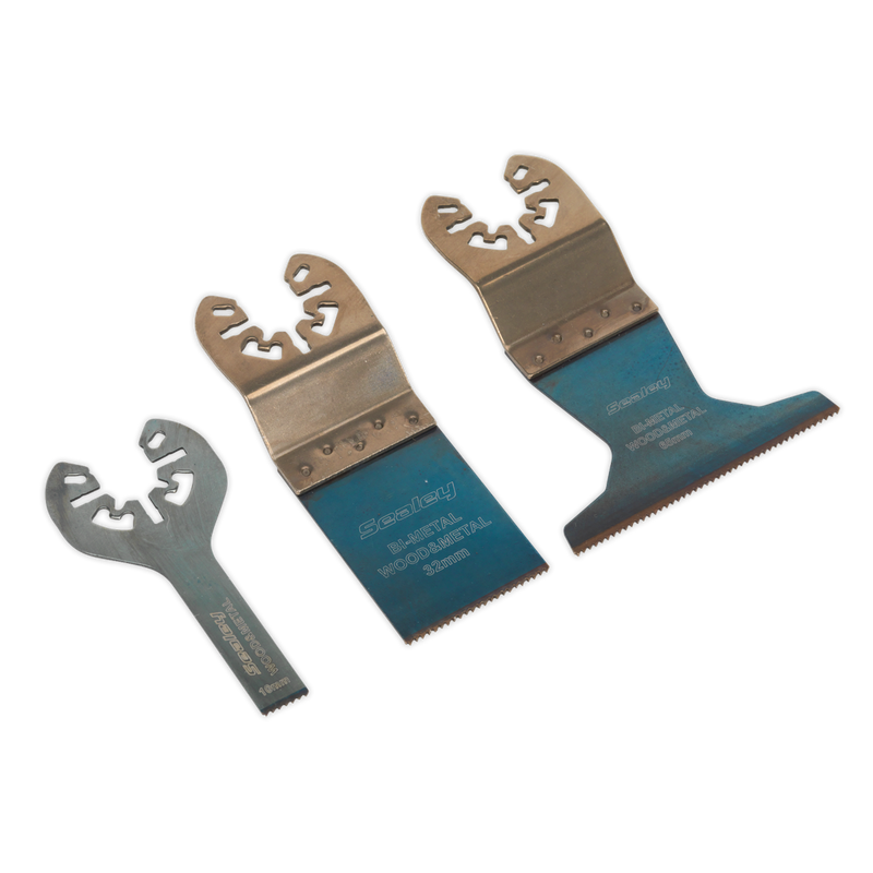Multi-Tool Universal Cutting Blade Set 3pc | Pipe Manufacturers Ltd..