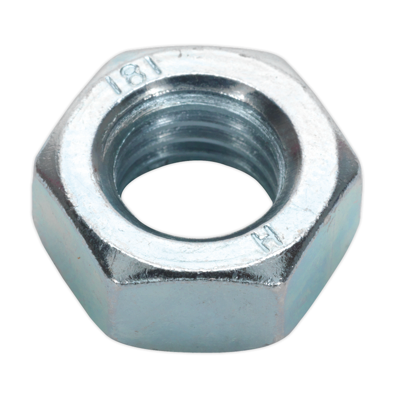 Steel Nut M14 Zinc DIN 934 Pack of 25 | Pipe Manufacturers Ltd..