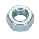 Steel Nut M5 Zinc DIN 934 Pack of 100 | Pipe Manufacturers Ltd..