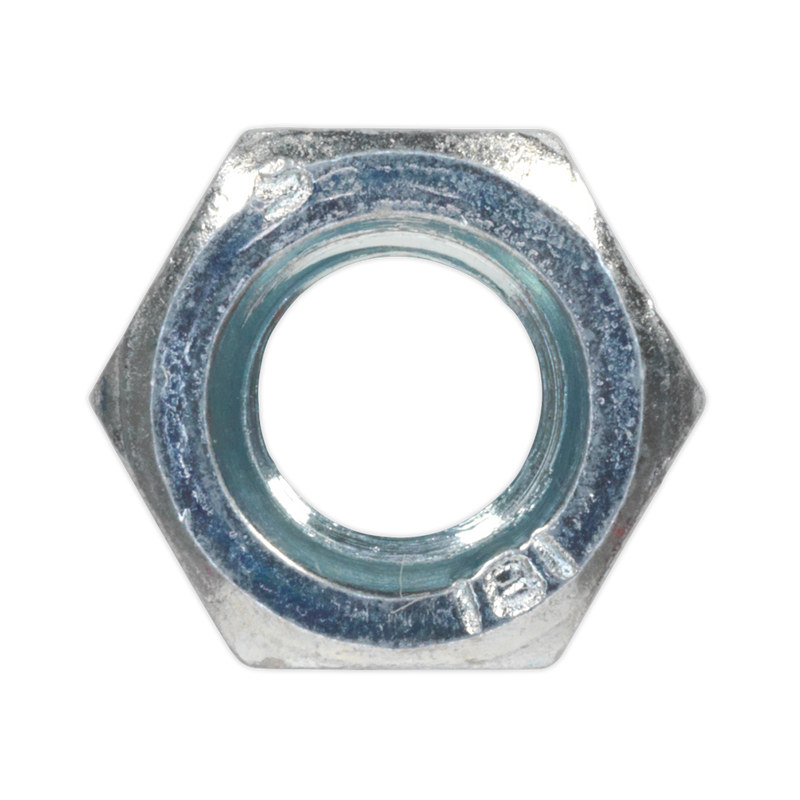 Steel Nut M8 Zinc DIN 934 Pack of 100 | Pipe Manufacturers Ltd..