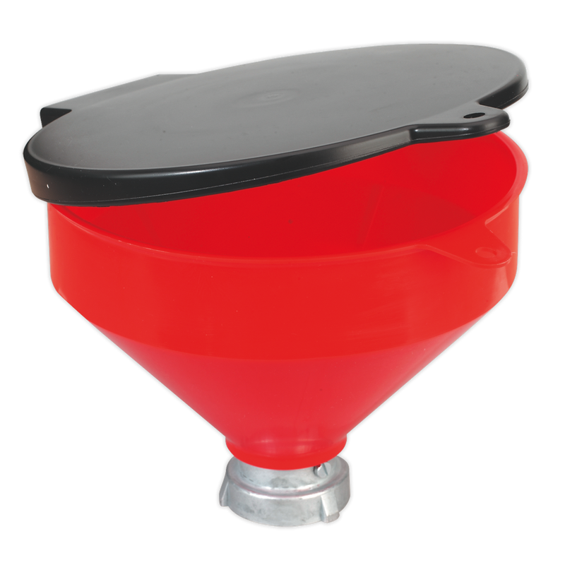 Solvent Safety Funnel with Flip Top | Pipe Manufacturers Ltd..