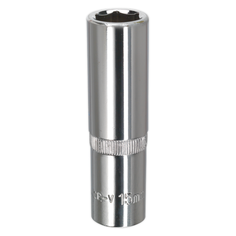 WallDrive¨ Socket Deep 1/2"Sq Drive Fully Polished | Pipe Manufacturers Ltd..