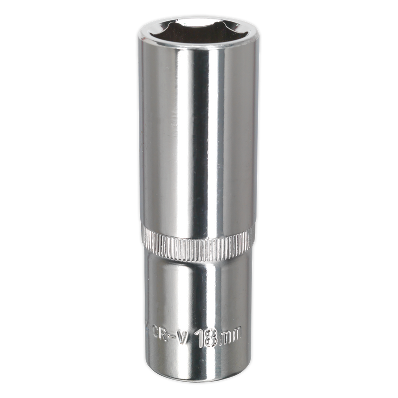 WallDrive¨ Socket Deep 1/2"Sq Drive Fully Polished | Pipe Manufacturers Ltd..