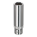 WallDrive¨ Socket Deep 1/4"Sq Drive Fully Polished | Pipe Manufacturers Ltd..