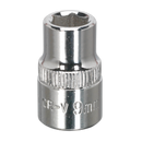 WallDrive¨ Socket Standard 3/8"Sq Drive Fully Polished | Pipe Manufacturers Ltd..