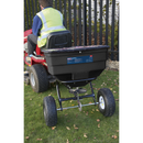 Broadcast Spreader 80kg Tow Behind | Pipe Manufacturers Ltd..