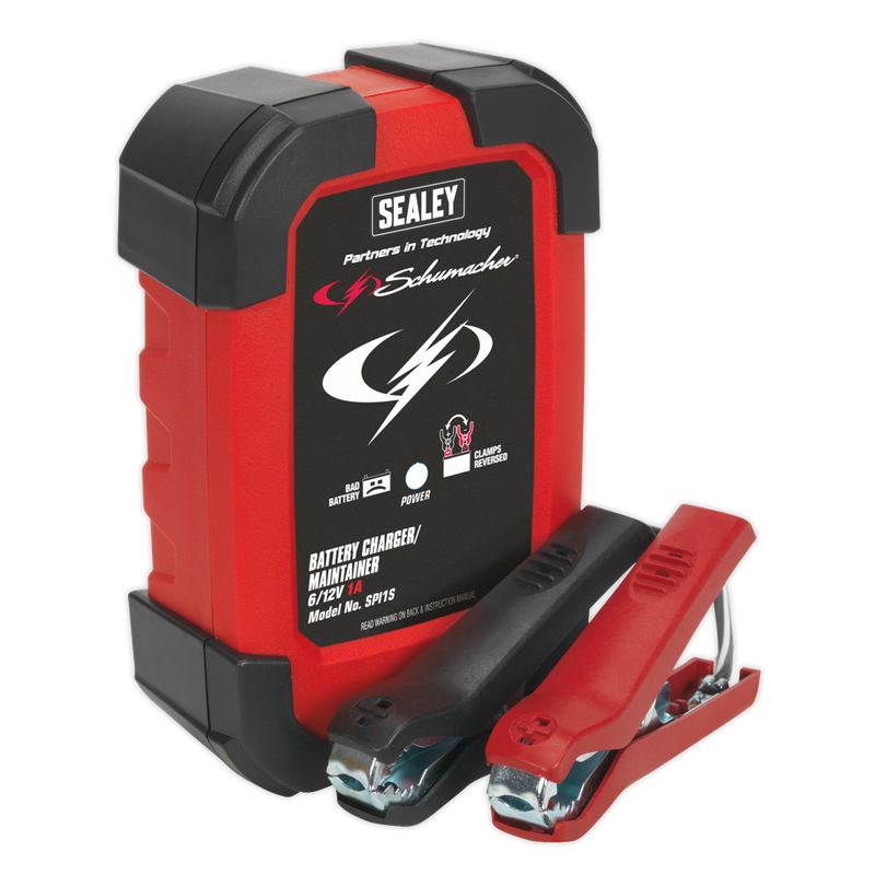 Schumacher¨ Intelligent Speed Charge Battery Charger 1A 6/12V | Pipe Manufacturers Ltd..