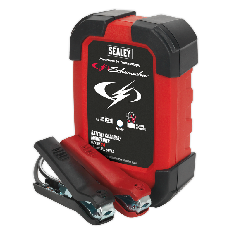 Schumacher¨ Intelligent Speed Charge Battery Charger 1A 6/12V | Pipe Manufacturers Ltd..