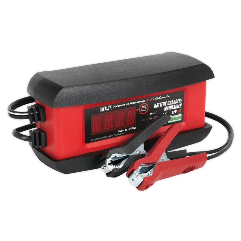 Schumacher¨ Intelligent Lithium Battery Charger 3Amp 12V | Pipe Manufacturers Ltd..