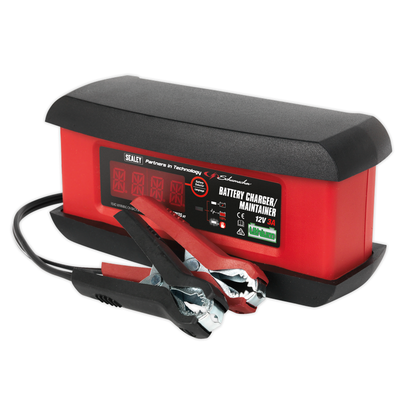 Schumacher¨ Intelligent Lithium Battery Charger 3Amp 12V | Pipe Manufacturers Ltd..