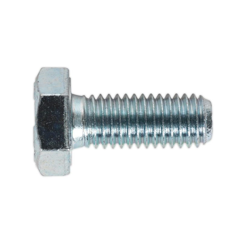 HT Setscrew M10 x 25mm 8.8 Zinc DIN 933 Pack of 25 | Pipe Manufacturers Ltd..