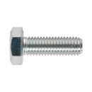 HT Setscrew M10 x 30mm 8.8 Zinc DIN 933 Pack of 25 | Pipe Manufacturers Ltd..