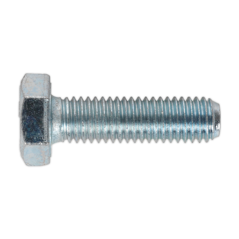 HT Setscrew M10 x 35mm 8.8 Zinc DIN 933 Pack of 25 | Pipe Manufacturers Ltd..