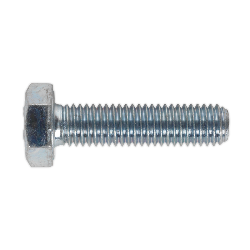 HT Setscrew M10 x 40mm 8.8 Zinc DIN 933 Pack of 25 | Pipe Manufacturers Ltd..