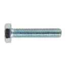 HT Setscrew M10 x 50mm 8.8 Zinc DIN 933 Pack of 25 | Pipe Manufacturers Ltd..
