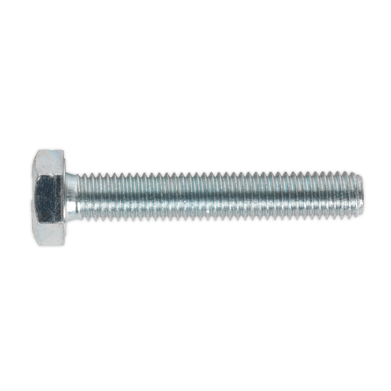 HT Setscrew M10 x 60mm 8.8 Zinc DIN 933 Pack of 25 | Pipe Manufacturers Ltd..