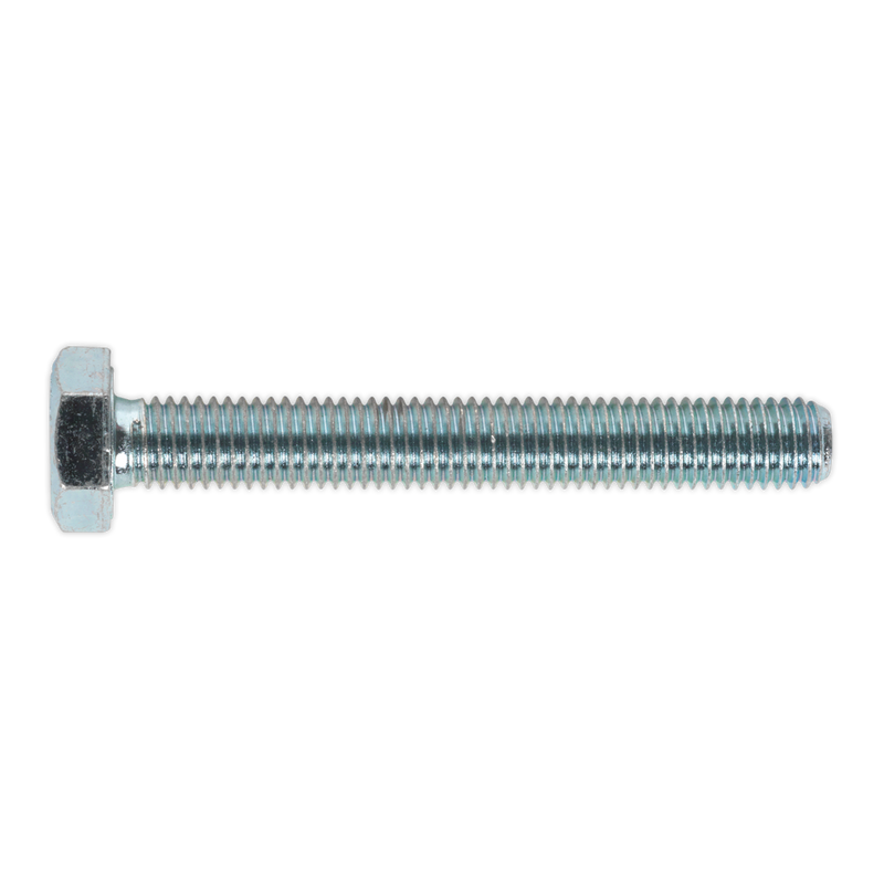 HT Setscrew M10 x 75mm 8.8 Zinc DIN 933 Pack of 25 | Pipe Manufacturers Ltd..