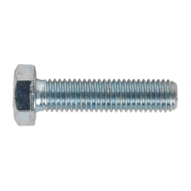 HT Setscrew M12 x 50mm 8.8 Zinc DIN 933 Pack of 25 | Pipe Manufacturers Ltd..