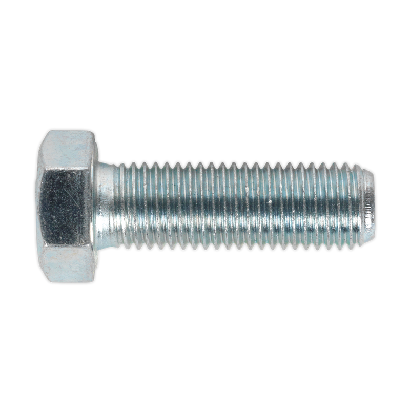 HT Setscrew M16 x 50mm 8.8 Zinc DIN 933 Pack of 10 | Pipe Manufacturers Ltd..