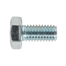 HT Setscrew M6 x 12mm 8.8 Zinc DIN 933 Pack of 50 | Pipe Manufacturers Ltd..