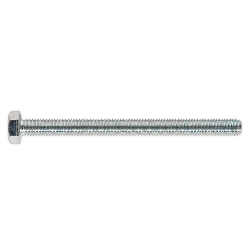 HT Setscrew M8 x 100mm 8.8 Zinc DIN 933 Pack of 25 | Pipe Manufacturers Ltd..