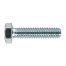 HT Setscrew M8 x 35mm 8.8 Zinc DIN 933 Pack of 50 | Pipe Manufacturers Ltd..