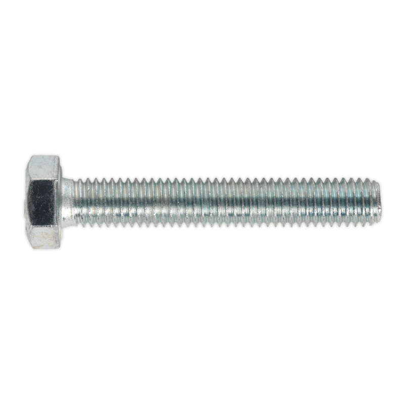 HT Setscrew M8 x 50mm 8.8 Zinc DIN 933 Pack of 50 | Pipe Manufacturers Ltd..