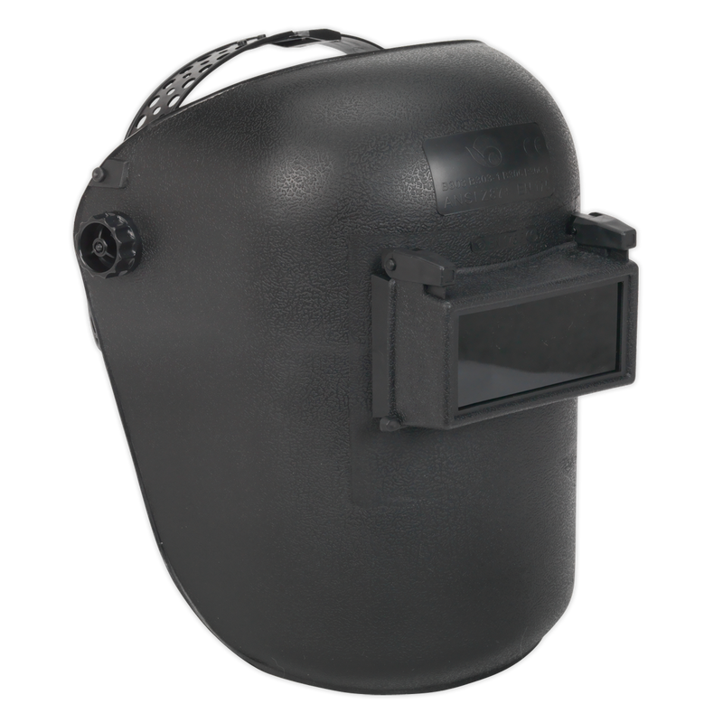 Welding Head Shield 2" x 4-1/4" Shade 10 Lens | Pipe Manufacturers Ltd..