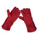 Leather Welding Gauntlets Lined Pair | Pipe Manufacturers Ltd..