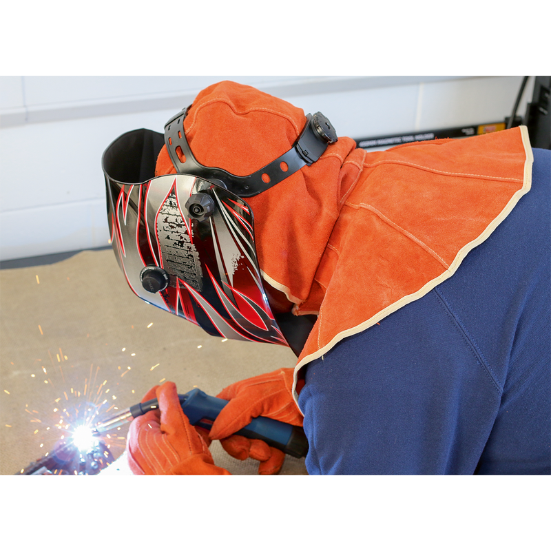 Leather Welding Safety Hood Heavy-Duty | Pipe Manufacturers Ltd..