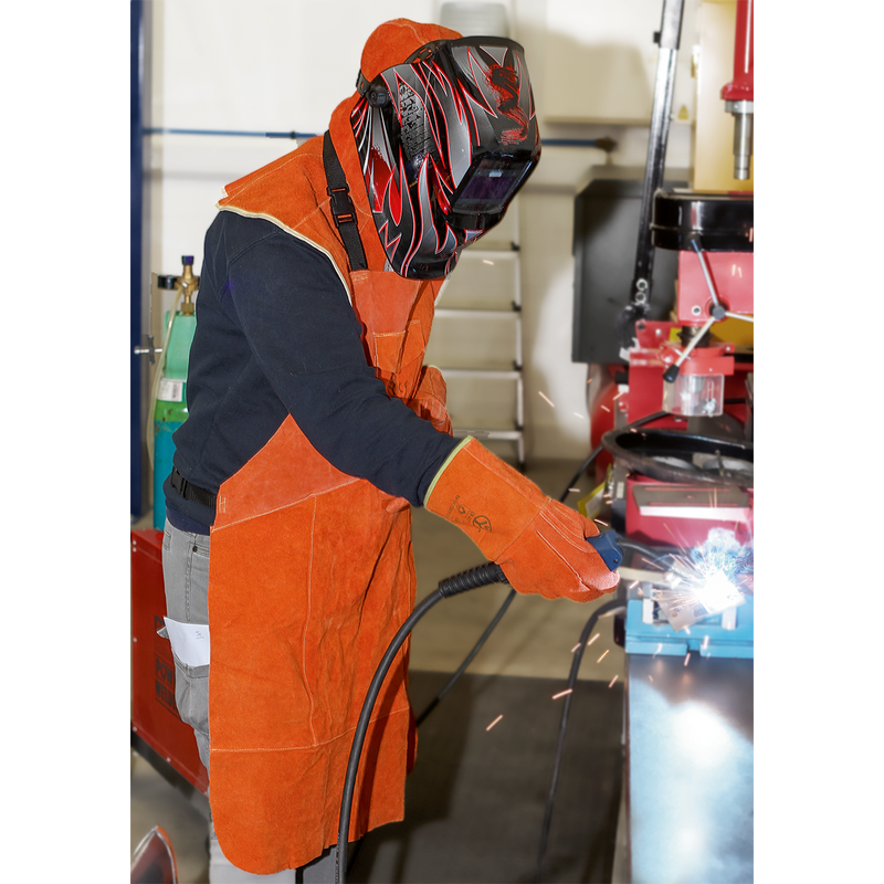 Leather Welding Apron Heavy-Duty | Pipe Manufacturers Ltd..