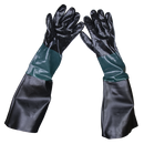 Shot Blasting Gauntlets 585mm Cuffed Pair | Pipe Manufacturers Ltd..