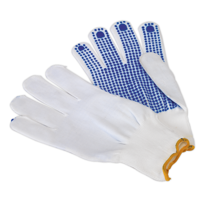 PVC Anti-Slip Nylon Knitted Gloves - Pair | Pipe Manufacturers Ltd..