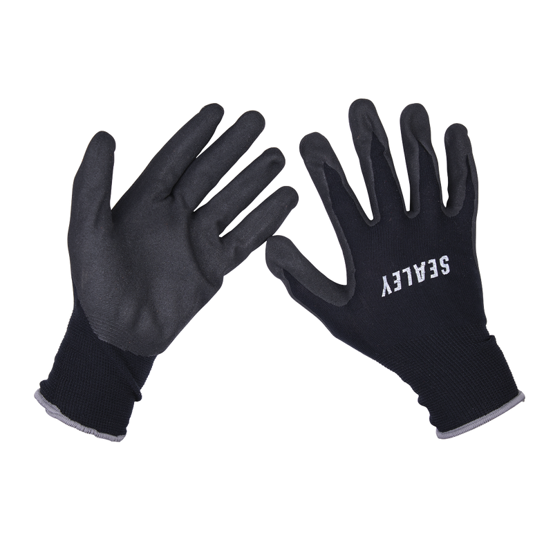 Nitrile Foam Palm Glove Pack of 12 | Pipe Manufacturers Ltd..