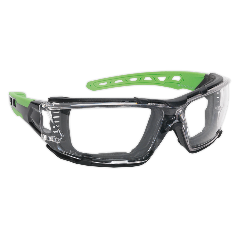 Safety Spectacles with EVA Foam Lining - Clear Lens | Pipe Manufacturers Ltd..