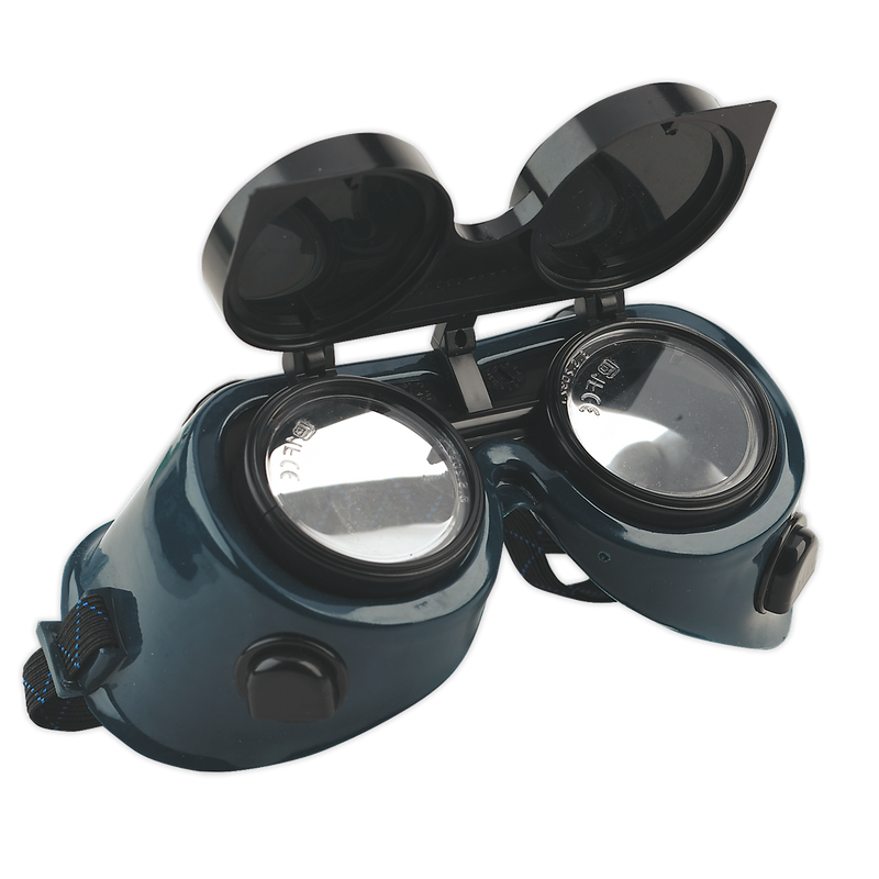 Gas Welding Goggles with Flip-Up Lenses | Pipe Manufacturers Ltd..