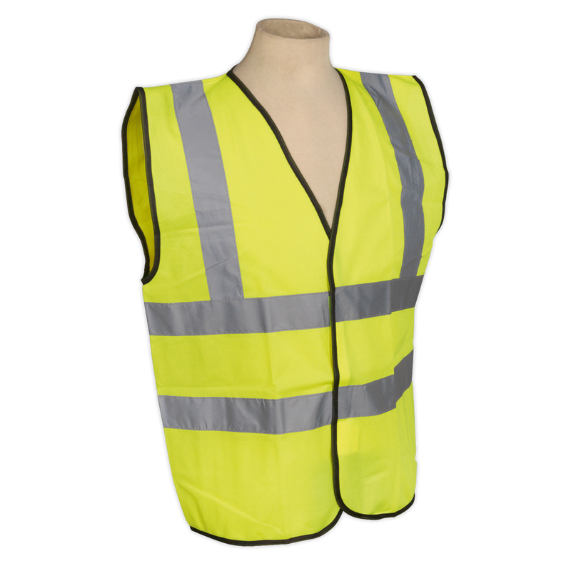 High Visibility Waistcoat EN ISO 20471 Extra Large | Pipe Manufacturers Ltd..