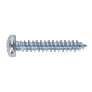 Self Tapping Screw 4.2 x 25mm Pan Head Pozi Zinc DIN 7981CZ Pack of 100 | Pipe Manufacturers Ltd..