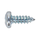 Self Tapping Screw 4.8 x 13mm Pan Head Pozi Zinc DIN 7981CZ Pack of 100 | Pipe Manufacturers Ltd..