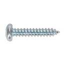 Self Tapping Screw 6.3 x 38mm Pan Head Pozi Zinc DIN 7981CZ Pack of 100 | Pipe Manufacturers Ltd..