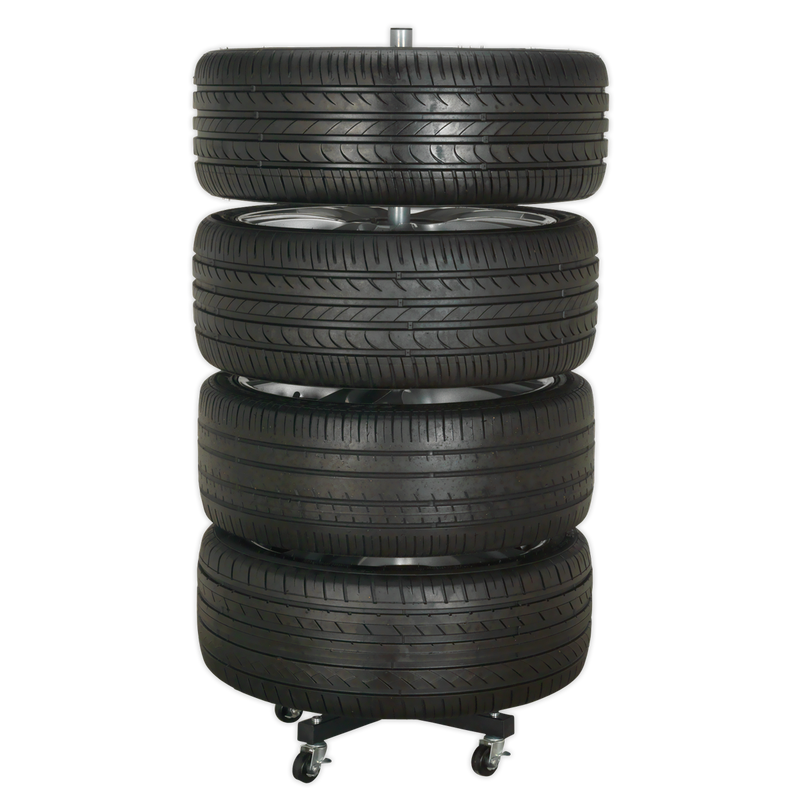 Wheel Storage Trolley 100kg Capacity | Pipe Manufacturers Ltd..