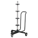 Wheel Storage Trolley 100kg Capacity with Handle | Pipe Manufacturers Ltd..