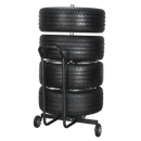 Wheel Storage Trolley 100kg Capacity with Handle | Pipe Manufacturers Ltd..